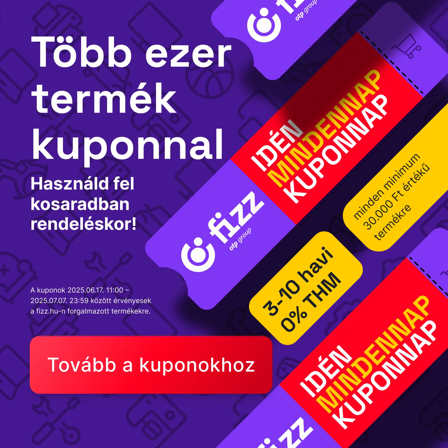 Idén mindennap kuponnap